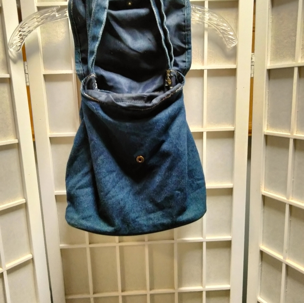 Denim Patch Bag - image 4